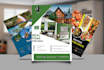 design professional flyer design of real estate,food,travel flyers