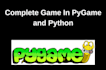 create a game in python using pygame