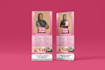 design business card, brochure, roll up banner, letterhead