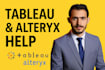 help you with tableau and alteryx
