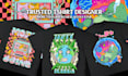 do stunning trippy t shirt design for you