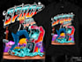create pixel art illustrations for tshirt design