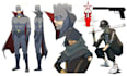 draw character design sheet in anime style