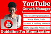 manage your youtube channel