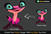 do manual vector tracing, convert raster image to vector art