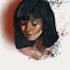 do a watercolor digital portrait