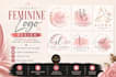 design a luxury feminine logo for beauty boutique or skincare brand