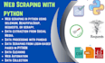 web scraping, data extraction, data scraping and web automation