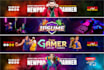 design youtube channel banner art design