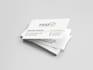 design a modern luxury bi fold business card