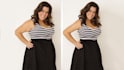 do body and face slimming and reshaping retouch in photoshop
