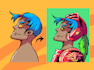 design epic anime cartoon nft collection