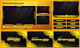 create custom twitch overlay and stream package for youtube, kick, and twitch