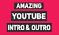 create best youtube introutro and logo