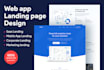 design modern responsive landing page for your business in figma