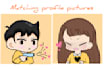 draw a cute chibi character