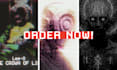 create a professional glitch portrait album cover