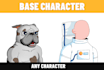 design nft art base character