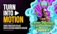 create a motion flyer for your festival event party