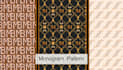 create logo pattern monogram pattern pattern design