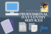 do data entry, data collection, typing