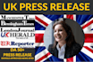 write and distribute UK press release on UK news sites with do follow backlink