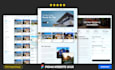 design modern website ui ux and landing page design in figma