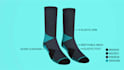make a professional basketball and running sock design