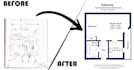 create accurate floor plan from matterport scan or 3d tour