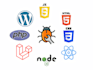 fix PHP, HTML, CSS, javascript, wordpress, laravel, API issues