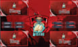 craft twitch overlay, twitch logo, kick, screen, panel, alerts