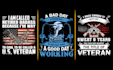 do custom graphic tee shirt design for pod business within 24 hours