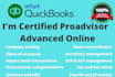 be your expert bookkeeper in quickbooks online