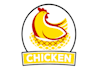create a awesome amazing chicken logo with creative concept