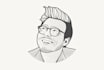 draw your line art portrait in engraving style