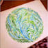 create a custom, intricate calligraphic circle for you