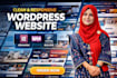 build wordpress website, redesign wordpress, business website