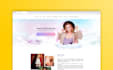 design the landing page in figma