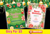 do professional christmas flyer, event flyer in 5hours