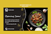 create restaurant menu card,flyers and banner