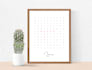 create minimalist  printable ready poster