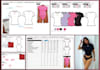 make fashion techpack and flat sketch