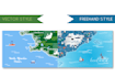design illustrated maps in any style