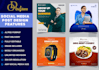 provide 30 creative social media designs and posters