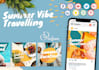 design creative and unique social media posts
