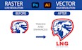 redesign, remake and modify the logo designs