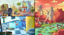 draw 2d background cartoon illustration for animation, streaming, and any media
