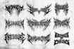 draw a death metal logo