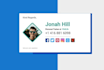 create a professional clickable HTML email signature