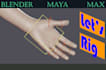 rig your 3d model in 3ds max, maya and blender